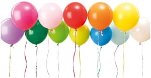 Ballons multicolore