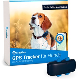 GPS Tracker für Hunde mit Aktivitätstracking und LTE Technologie - midnight blue