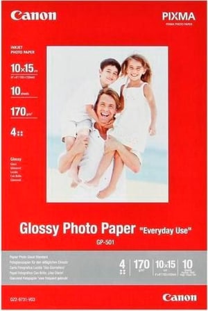 GP-501 Photo Paper glossy white 210g/m2 10x15cm