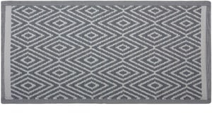 Tappeto da esterno grigio chiaro 90 x 150 cm SIKAR