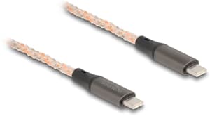 Câble USB 2.0 éclairage RVB, PD 3.0, USB C - USB C 1,2 m