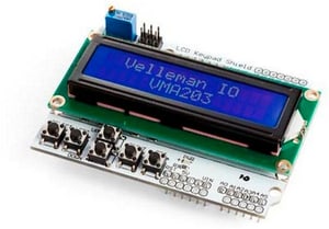 Schermata display LCD1602 e tastiera per Arduino