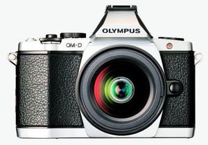 Olympus E-M5 Kit silber EZ-1250 Spiegelr