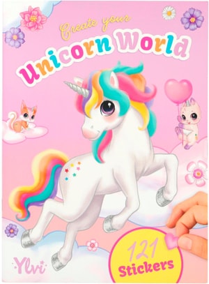 Libro di adesivi Ylvi Unicorn World 20 pagine