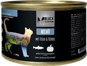 Black Canyon Katze Menü mit Fisch