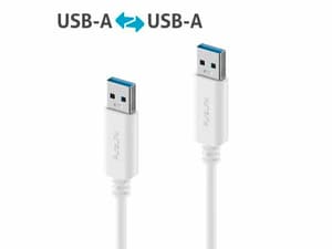 USB 3.1-Kabel 5Gbps, 3A USB A - USB A 1 m