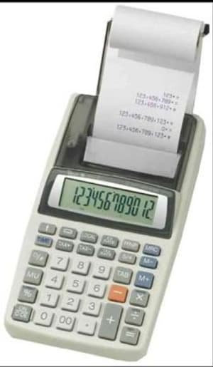 1212E Printing Calculator time&date