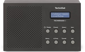 Techniradio 3 - Schwarz