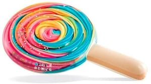 Matelas gonflable Rainbow Lollipop