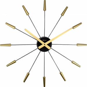 Horloge murale Plug Inn Gold Through