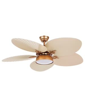 Deckenventilator mit Licht gold BORMEJO