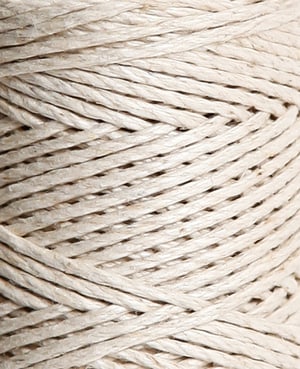 Corda di canapa, corda per bricolage di alta qualità per lavori fai da te di successo, bianca, 1 mm x 30 m, arrotolata