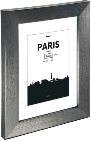 Portafoto in plastica „Paris“, grigio, 10 x 15 cm