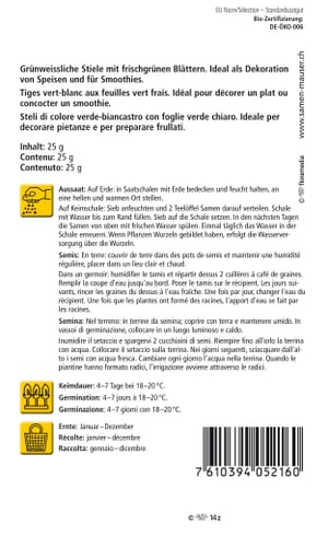 BIO-Microgreen Basilikum Classic Italian