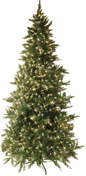 Albero di Natale LED Vancouver incl. LED WW, IP44, 225 cm