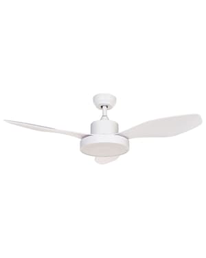 Ventilatore da soffitto metallo bianco 36 cm BANDERAS