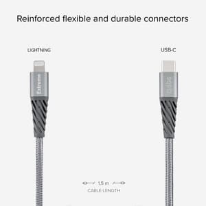 Cordon de charge Câble USB-C vers Lightning en fibre aramide