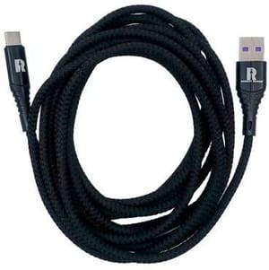Câble chargeur USB Noir USB A - USB C 3 m