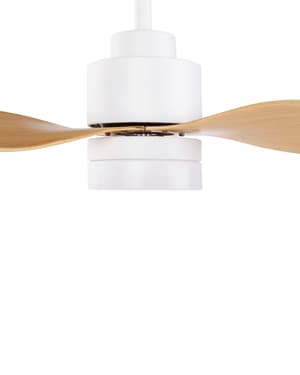 Ventilateur de plafond avec luminaire blanc ANDERSON