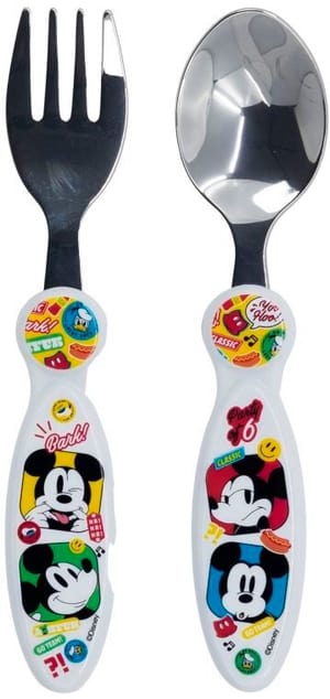 Mickey Mouse "FUN-TASTIC" - Kinderbesteck Set 2-teilig