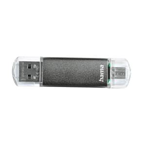Laeta Twin USB 2.0, 128 GB, 10 MB/s, Grau