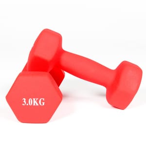 Hanteln mit Neoprenüberzug Bodybuilding und Fitness (2er-Set) | 2 x 3 KG