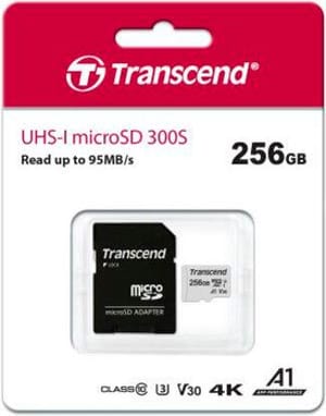 microSD Card 300S, 256GB SDXC inkl. Adattatore
