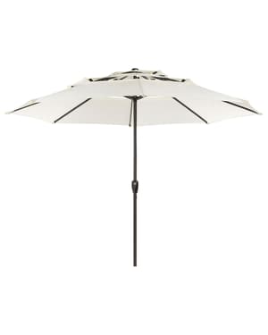 Parasol de jardin  2.85 m beige clair BIBIONE