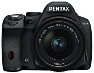 Pentax K-50 Black 18-55mm WR+50-200mm Sp