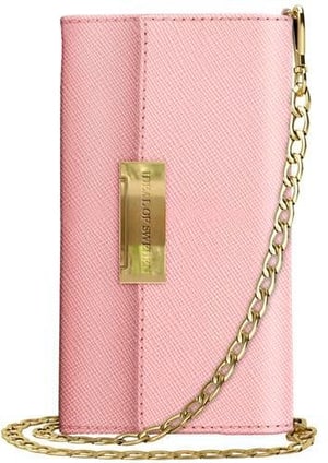 Apple iPhone SE2020/8/7/6s/6 Handtasche mit magn. Backcover "Crossbody Safiano pink"