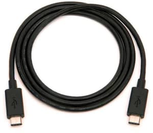 USB-C zu USB-C Kabel 1m - black