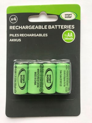 Batterie ricaricabili 1/3 AAA