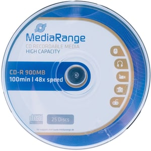 CD-R Medien 900 MB, Spindel (25 Stück)
