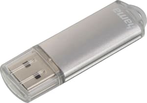 Laeta USB 2.0, 128 GB, 15 MB/s, Argent