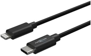 Câble USB 2.0 pour iPhone, iPad, USB C - Lightning 1.2 m