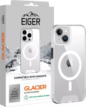 Glacier MagSafe Case iPhone 15 Plus transparent