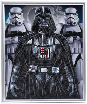 Kits de bricolage Crystal Art Darth Vader 21 x 25 cm