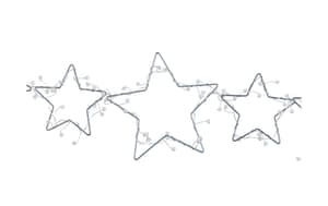 Lucine a LED Ghirlanda di stelle, 130 cm