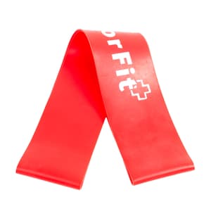Mini bande de résistance “Loops” en latex | Rouge