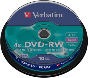 DVD-RW 43552 4.7 GB, Spindel (10 Stück)