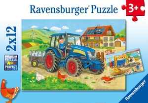 RVB Puzzle 2X12 T. Baustelle und Bauer.