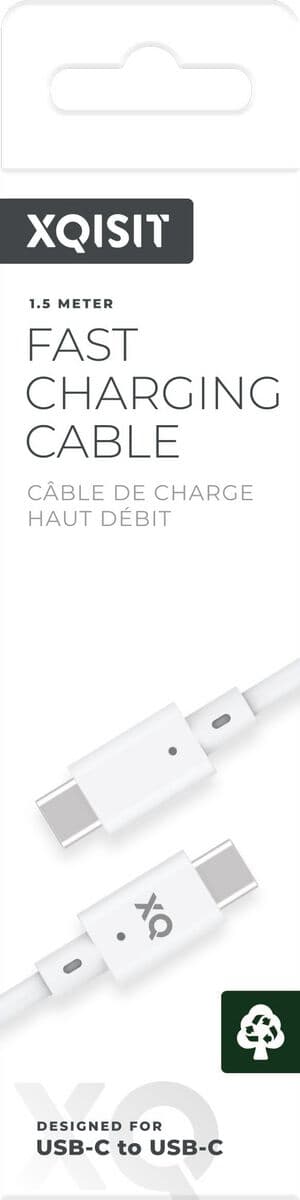 USB-C 3.1 Kabel 1,5m weiß
