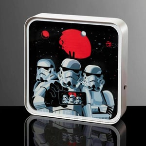 Lampe de table officielle en plexiglas Star Wars Stormtrooper