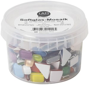 Softglas-Mosaik Bunt Mix, 10-25 mm