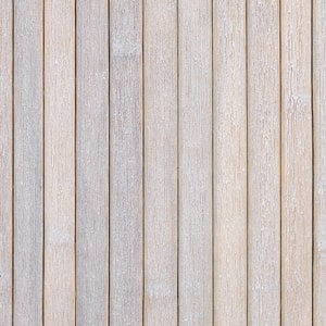 Cesta legno di bambù grigio e bianco 60 cm SANNAR