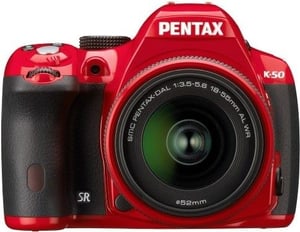 Pentax K-50 rouge DA 18-135mm WR