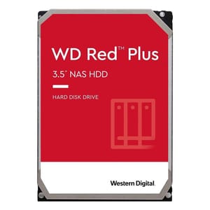 WD Red Plus NAS Hard Drive - 4TB - 3.5", SATA
