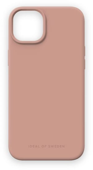 Coque arrière Silicone iPhone 15 Plus Blush rose
