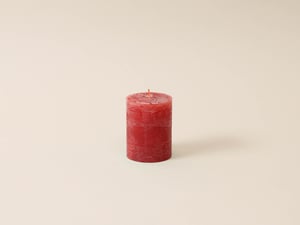 Handgezogene Miniatur-Kerzen rot C