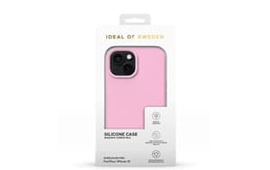 Coque arrière Silicone iPhone 15 Bubblegum Pink